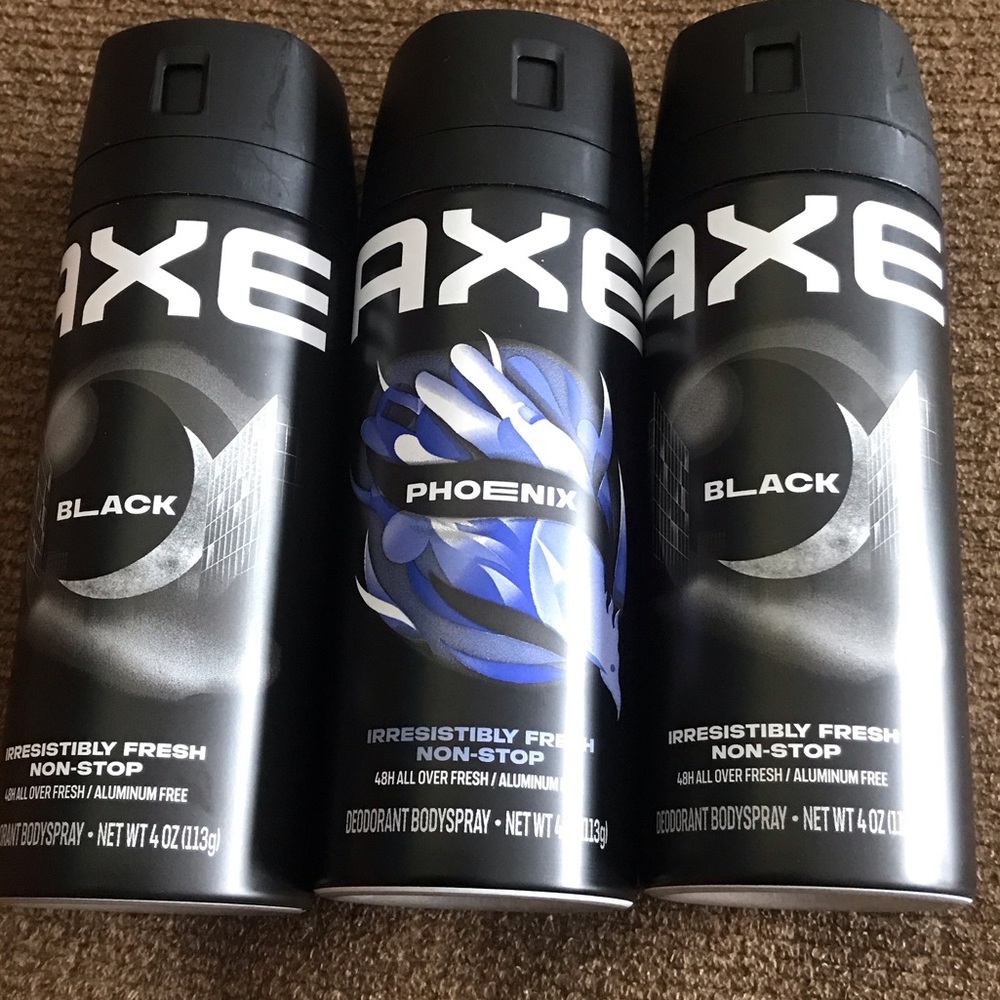 New AXE Black and Phoenix Deodorant Body Spray Set